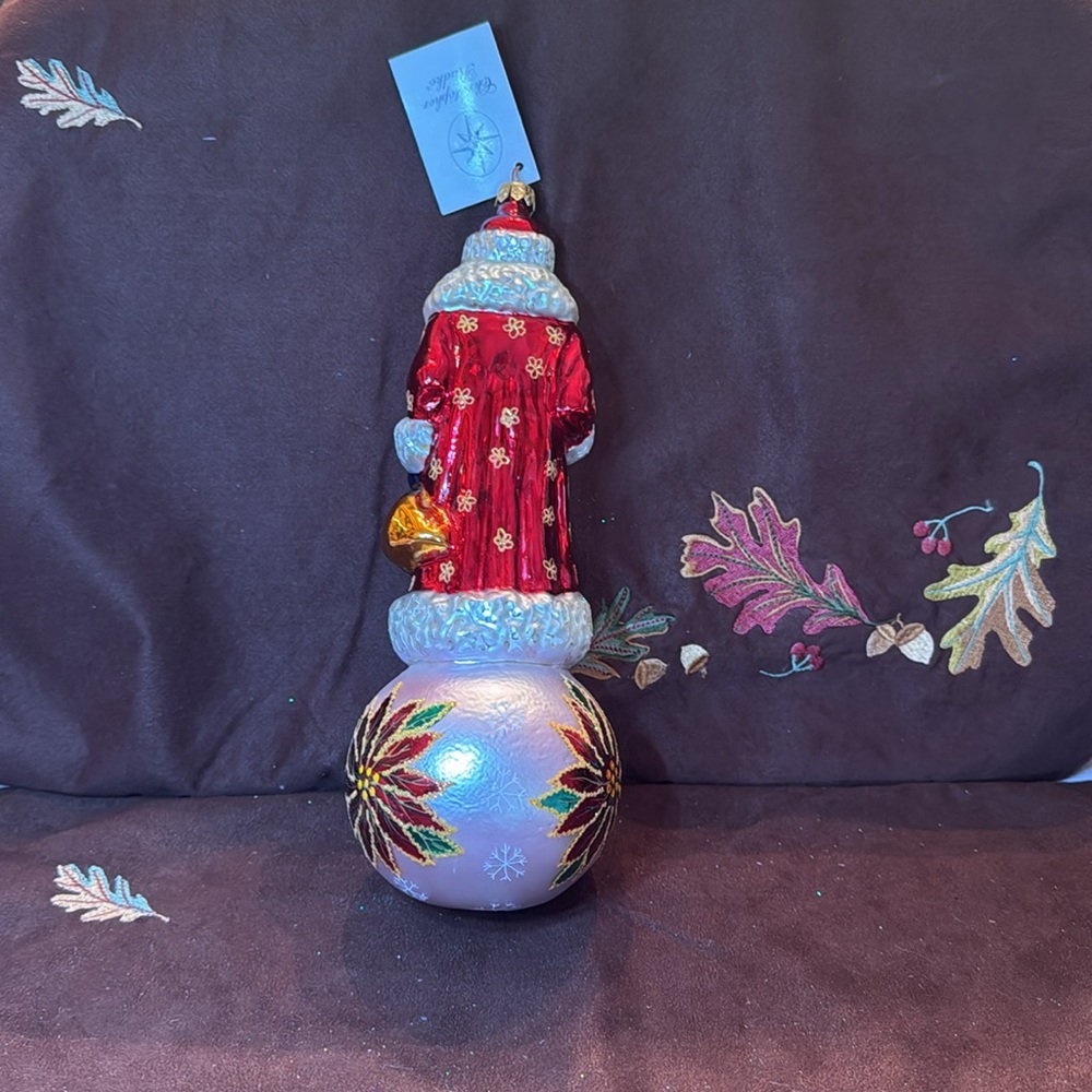 πββ¬ Christopher Radko β15th Anniversary Russian Winter Blossom Santaβ - Picture 3 of 7